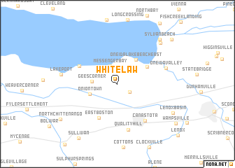 map of Whitelaw