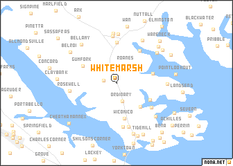 map of White Marsh