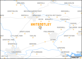 map of White Notley