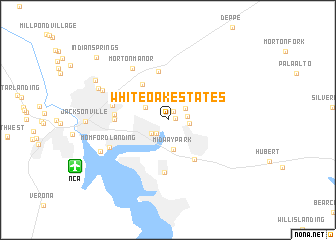 map of White Oak Estates