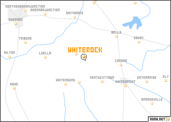 map of Whiterock