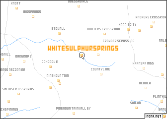 map of White Sulphur Springs