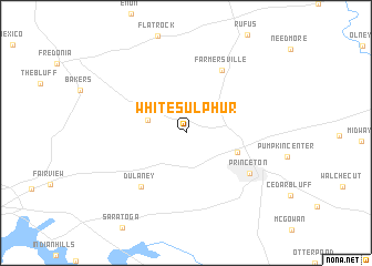 map of White Sulphur