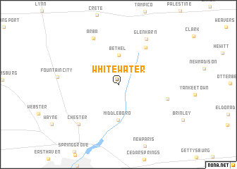 map of Whitewater