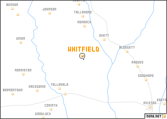 map of Whitfield