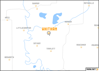 map of Whitham