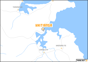 map of Whitianga