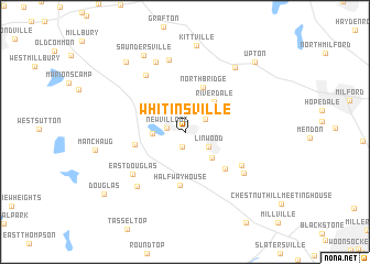 map of Whitinsville