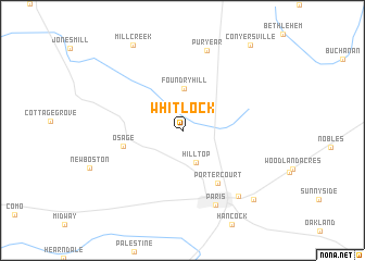 map of Whitlock