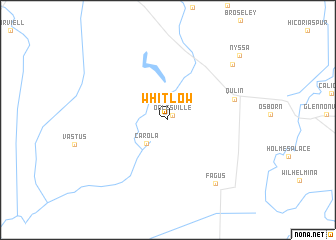 map of Whitlow