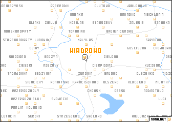 map of Wiadrowo