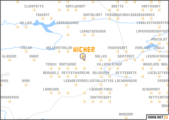 map of Wicher