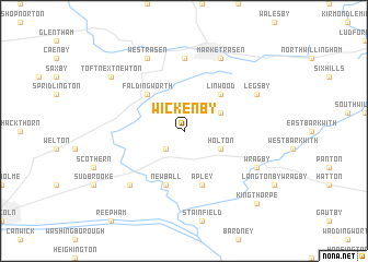 map of Wickenby
