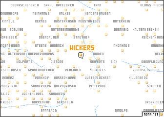 map of Wickers