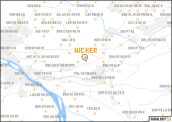 map of Wicker