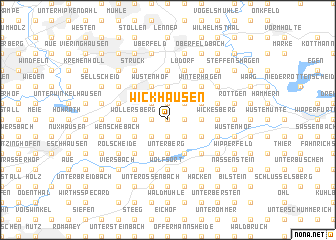 map of Wickhausen