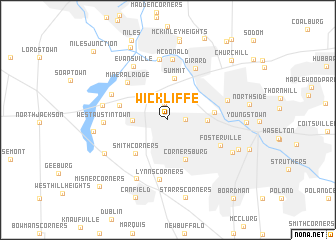 map of Wickliffe