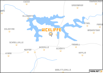 map of Wickliffe