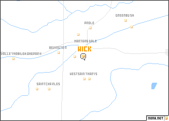 map of Wick