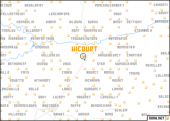 map of Wicourt