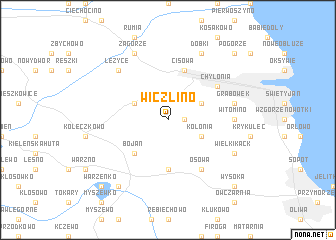 map of Wiczlino