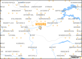 map of Widdau