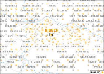 map of Wideck