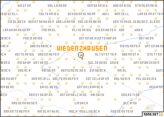 map of Wiedenzhausen