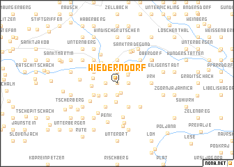 map of Wiederndorf