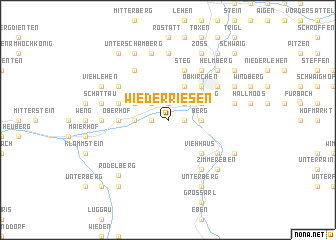 map of Wiederriesen