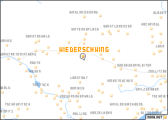 map of Wiederschwing