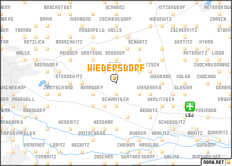 map of Wiedersdorf