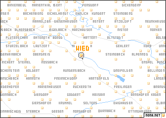 map of Wied