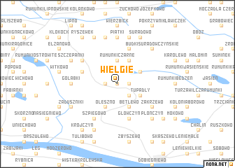 map of Wielgie