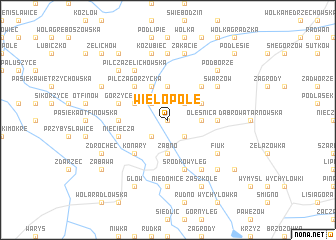 map of Wielopole