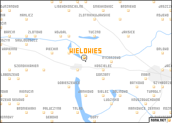 map of Wielowieś