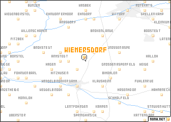 map of Wiemersdorf