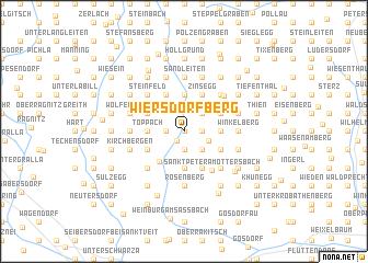 map of Wiersdorfberg