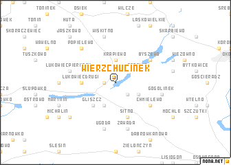 map of Wierzchucinek