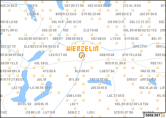 map of Wierzelin