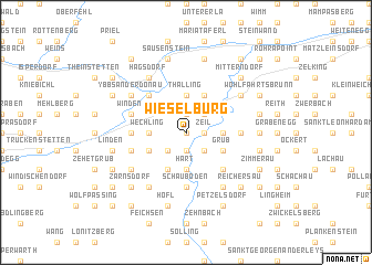 map of Wieselburg