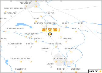 map of Wiesenau