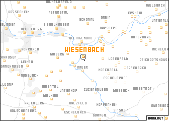 map of Wiesenbach
