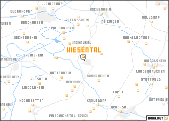 map of Wiesental
