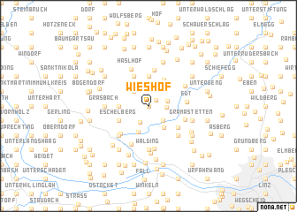 map of Wieshof