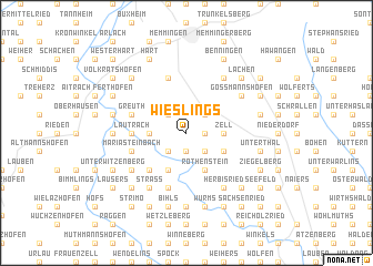 map of Wieslings