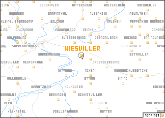 map of Wiesviller