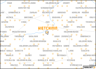 map of Wietchinin