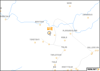 map of Wie