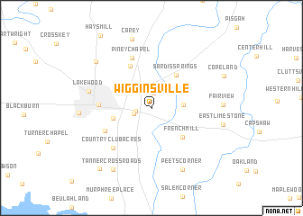 map of Wigginsville